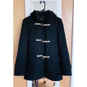New Uniqlo Women’s Black Wool Duffle Coat
